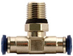 Push-In Swivel Branch Tee Connector